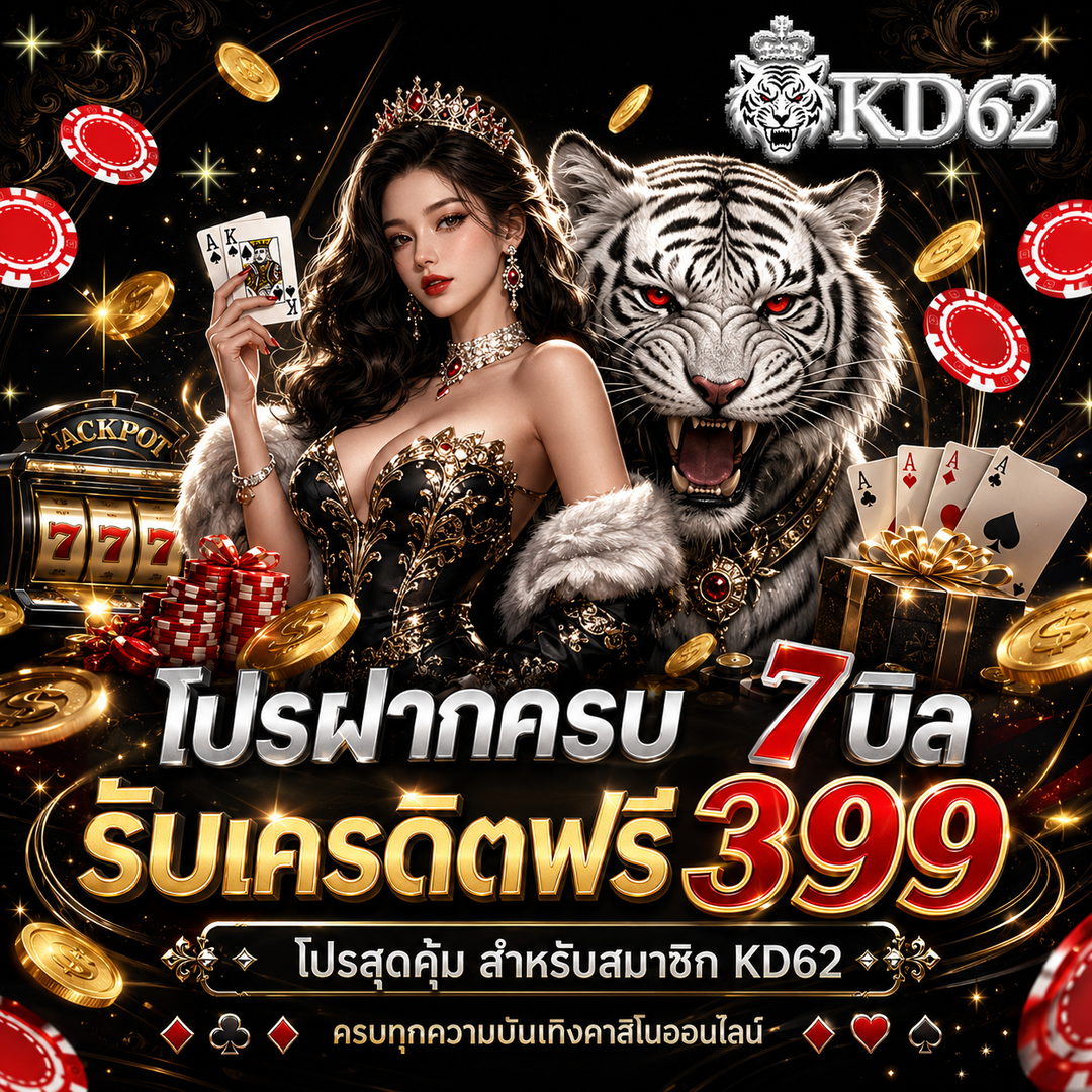 kd62 โปรโมชั่น ฝากครบ 7 บิล